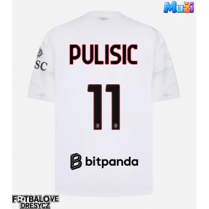 AC Milan Christian Pulisic #11 Venkovní Dres 2026-27 Krátký Rukáv AC Milan Christian Pulisic #11 Venkovní Dres 2026-27 Krátký Rukáv